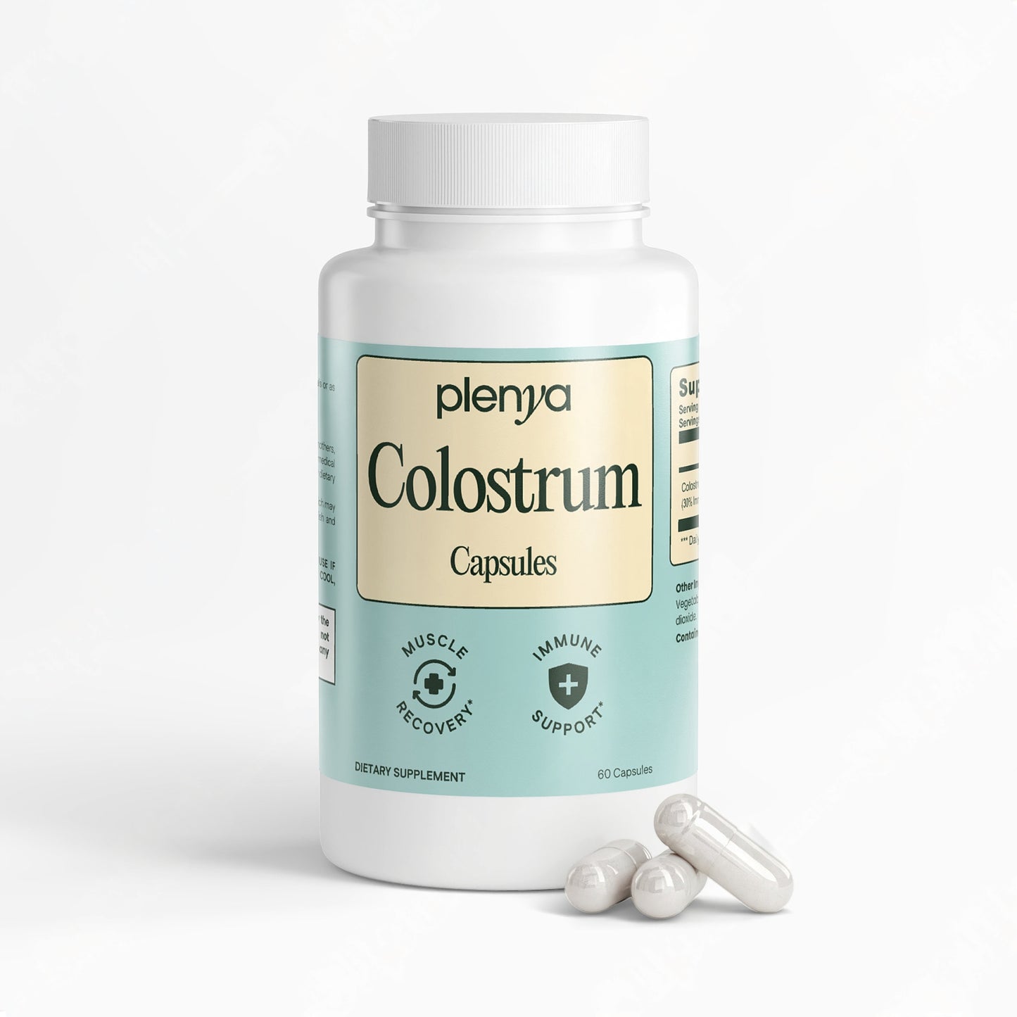 Cápsulas de calostro