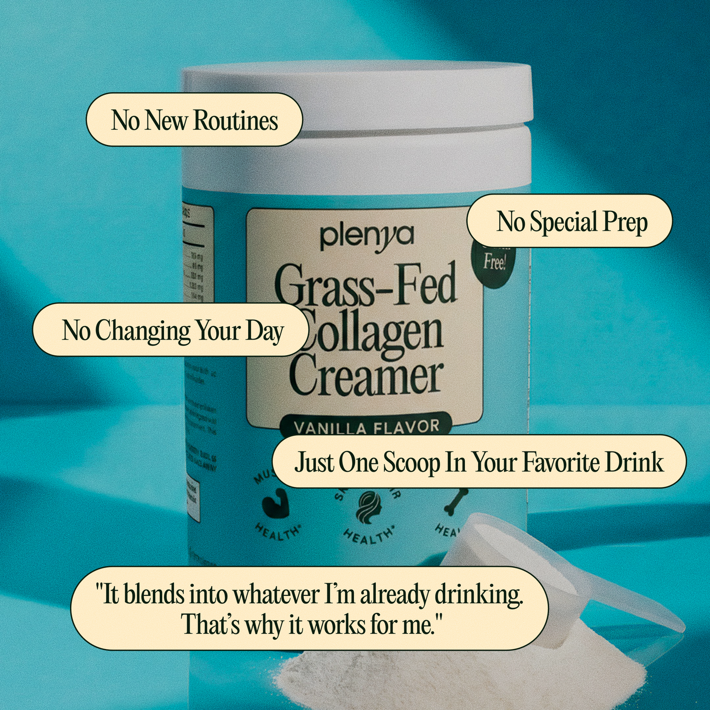 Grass-Fed Collagen Creamer - Vanilla