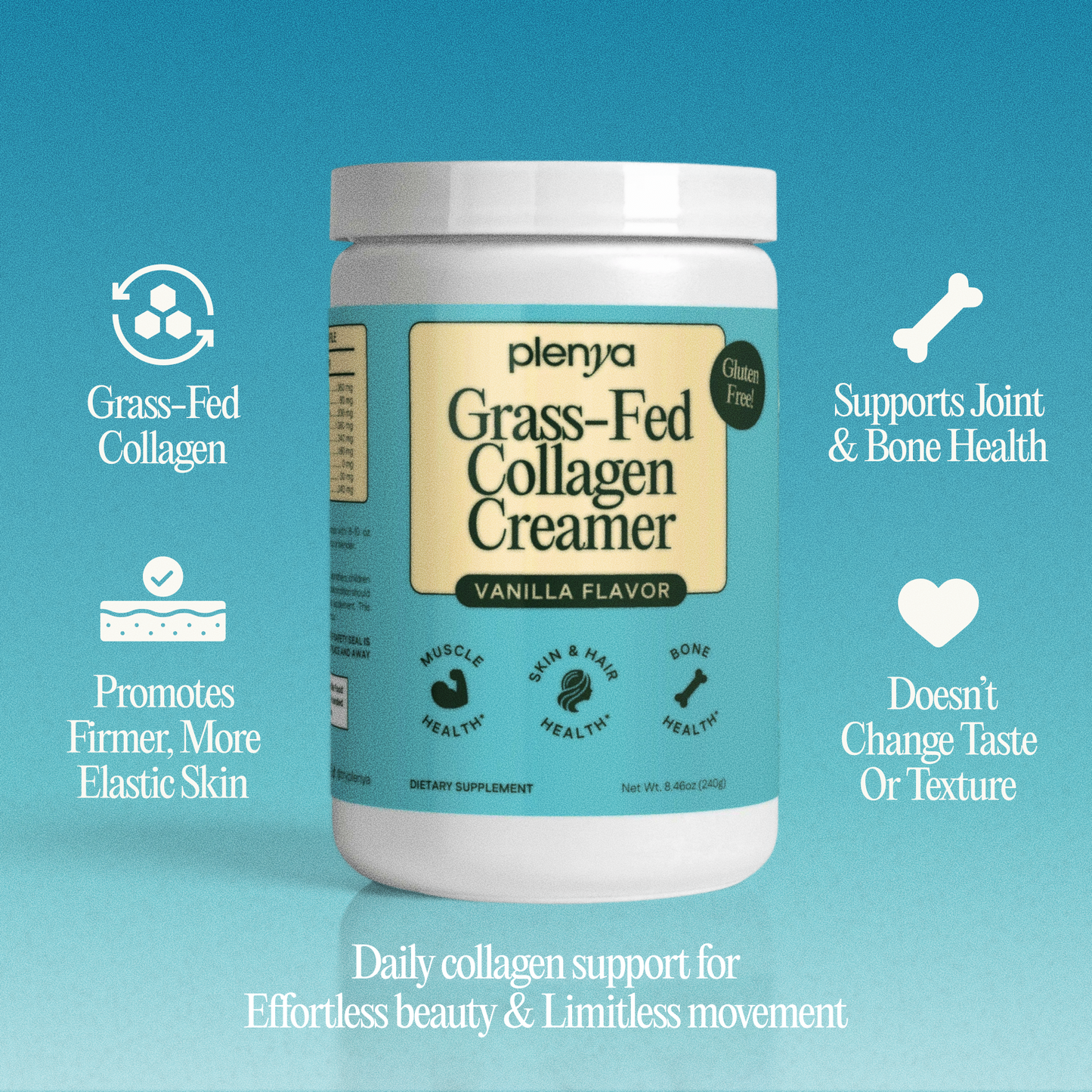 Grass-Fed Collagen Creamer - Vanilla