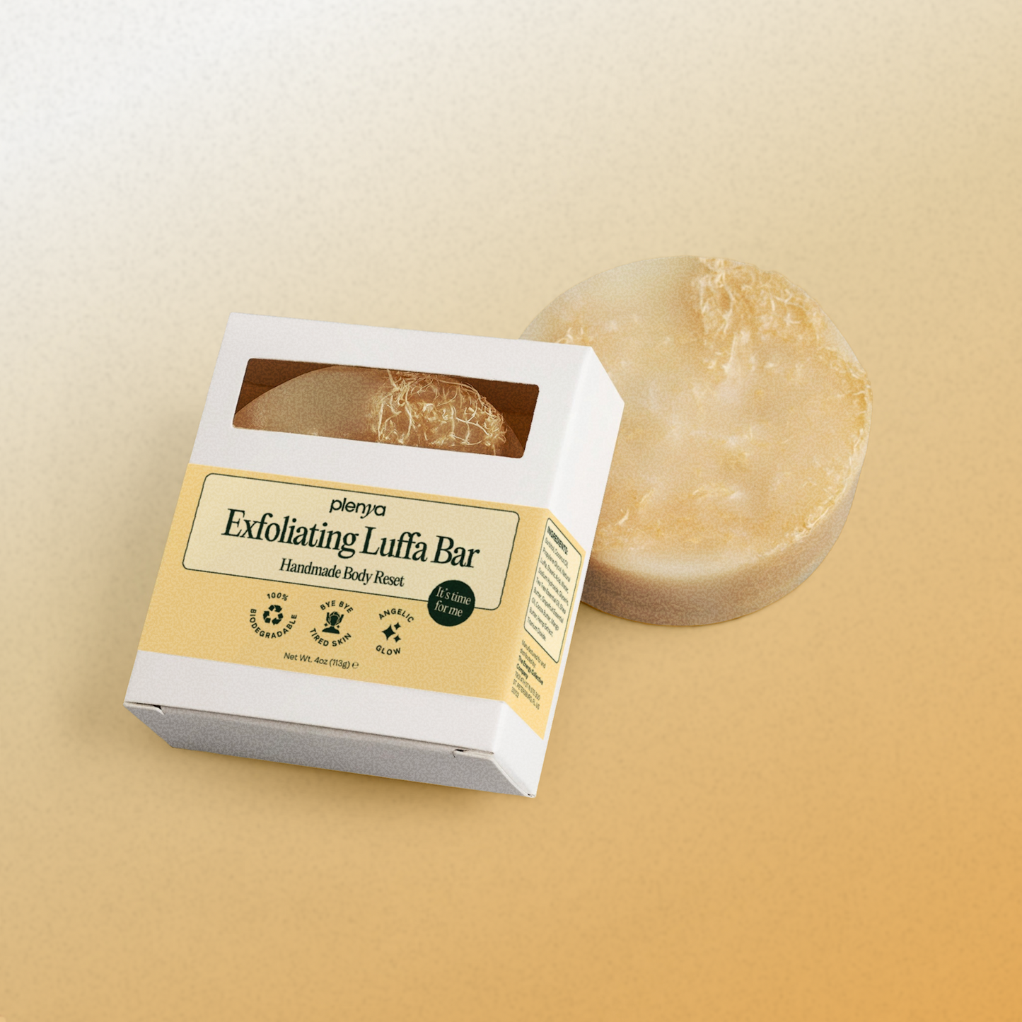 Barra de luffa exfoliante