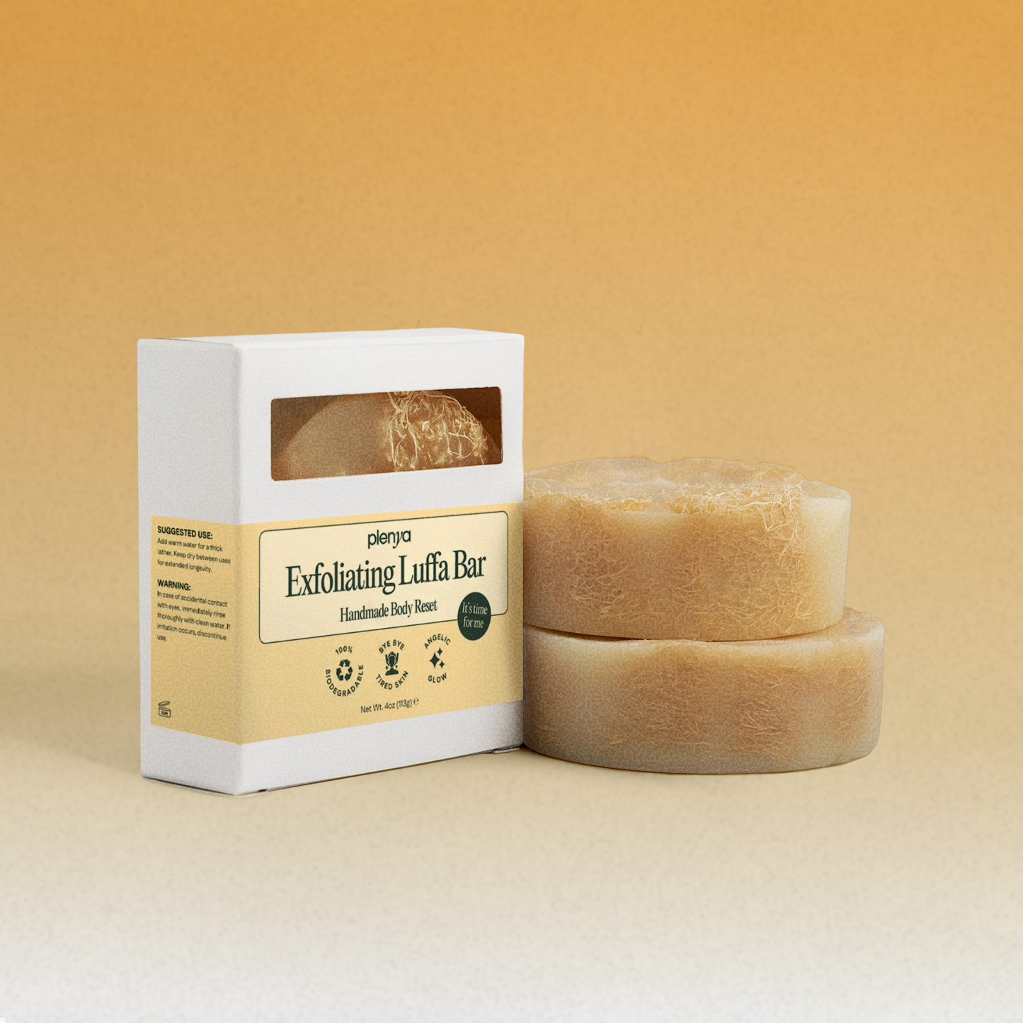 Barra de luffa exfoliante