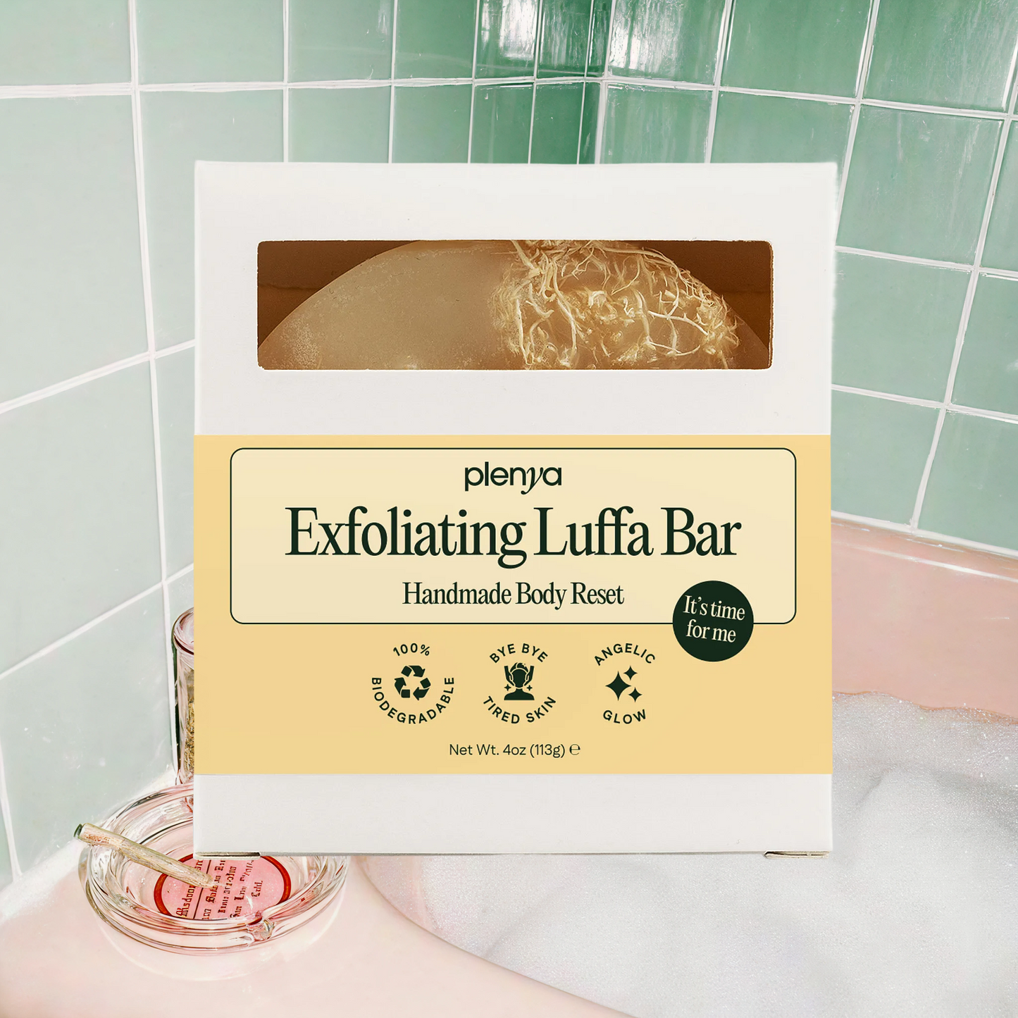 Barra de luffa exfoliante